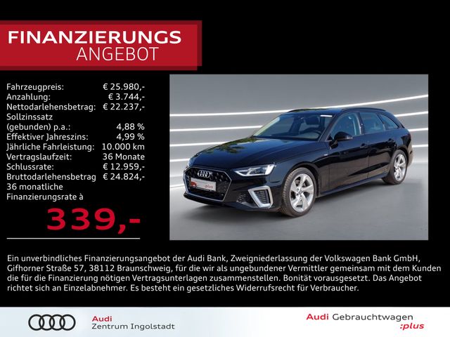 AUDI A4 Avant 35 TDI S-tronic S line NAVI AHK ACC 18