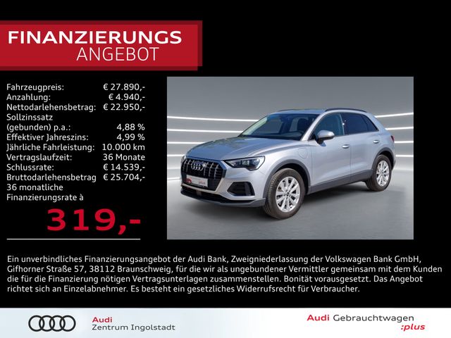 AUDI Q3 45 TFSI e S tronic NAVI AHK ACC virtual 2xPDC