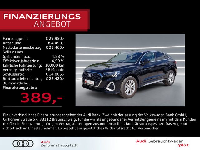 AUDI Q3 Sportback 45 TFSI e S line LED NAVI virtual+
