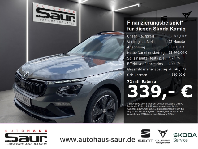 SKODA KAMIQ Monte Carlo 1.5 TSI DSG LED APPLE-CARPLAY KAMERA