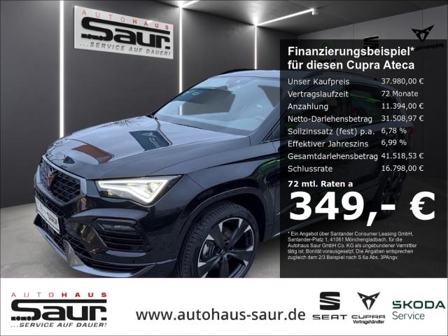 Cupra Ateca 1.5 TSI DSG LED NAVI KLIMA AHK FULL-LINK KEYLESS GO