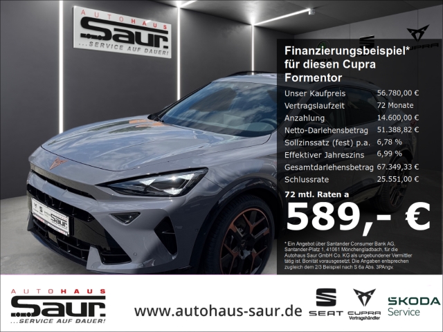 Cupra Formentor VZ 2.0 TSI DSG 4DRIVE LED KLIMA NAVI KAMERA PDC SHZ