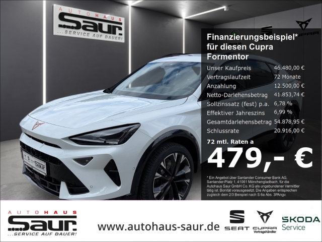 Cupra Formentor VZ 2.0 TSI LED KLIMA NAVI KAMERA PDC SHZ FULL LINK