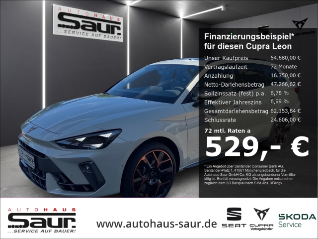 Cupra Leon Sportstourer VZ 2.0 TSI DSG 4DRIVE SENNHEISER MATRIX-LED