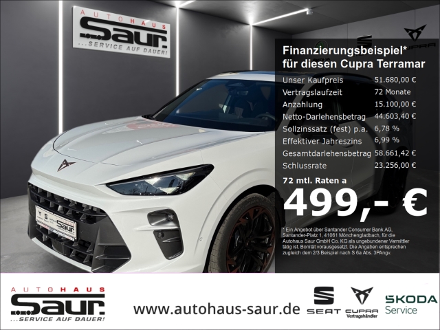 Cupra Terramar VZ 2.0 TSI 4Drive DSG AHK PANORAMA MATRIX LED SENNHEISER