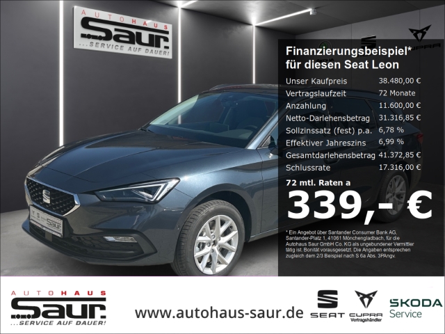 Seat Leon Sportstourer Road Edition 2.0 TDI DSG AHK MATRIX RÜCKFAHRKAMERA