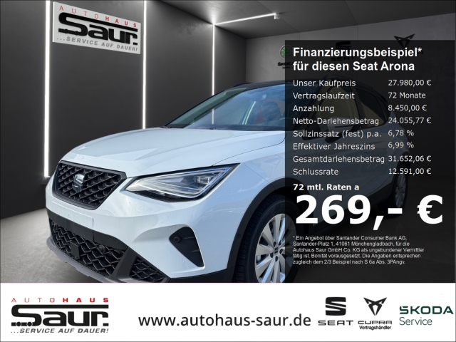 Seat Arona Road Edition 1.0 TSI DSG LED PDC SHZ NAVI KLIMA
