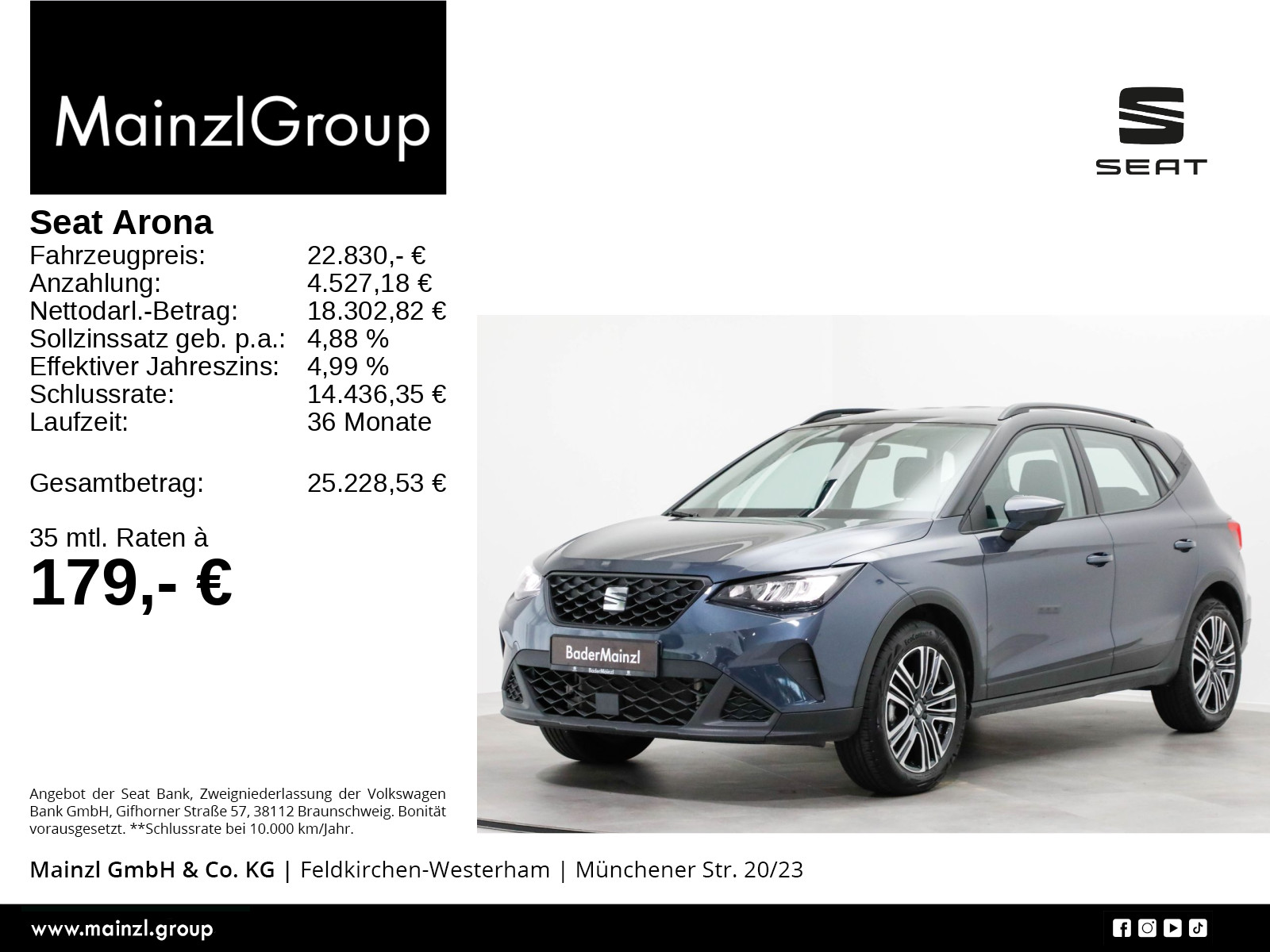 Seat Arona 1.0 TSI DSG Style ACC SHZ Beats PDC